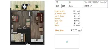 2+1 kat planı