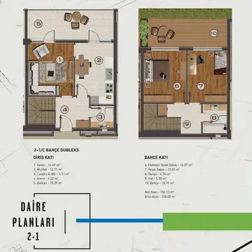 2+1 kat planı