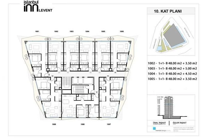 1+1 kat planı