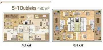 5+1 kat planı