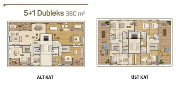 5+1 kat planı