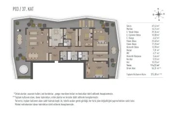 4+1 kat planı