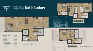 4+1 kat planı