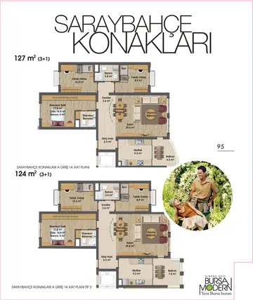 3+1 kat planı
