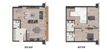 2+1 kat planı
