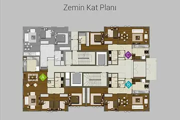 2+1 kat planı