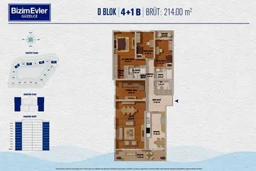 4+1 kat planı