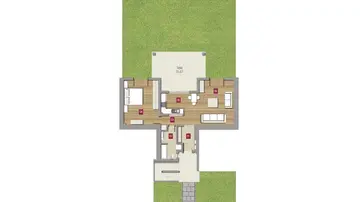 1+1 kat planı