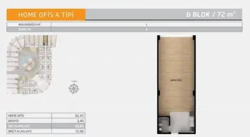 1 kat planı