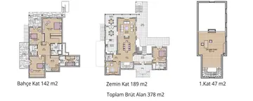 7+1 kat planı