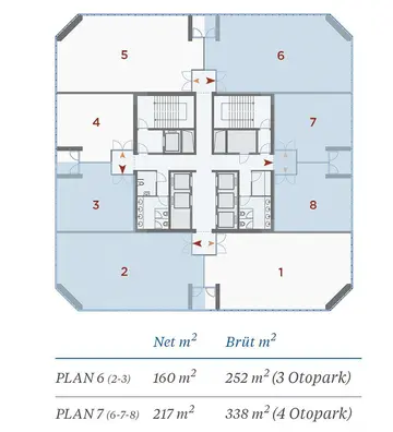 1 kat planı