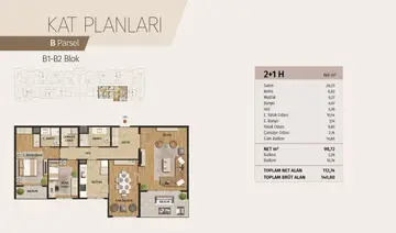 2+1 kat planı