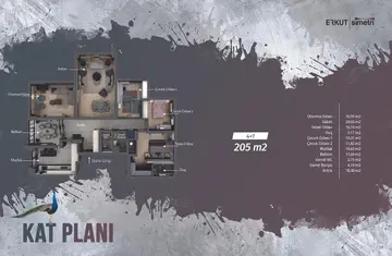 4+1 kat planı