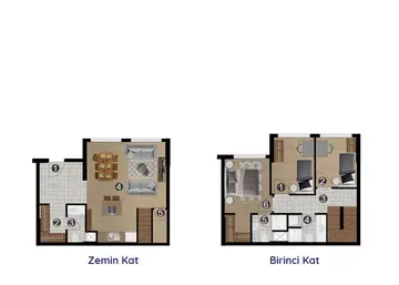 3+1 kat planı