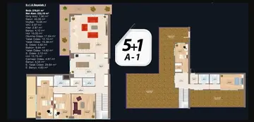 5+1 kat planı