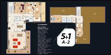 5+1 kat planı
