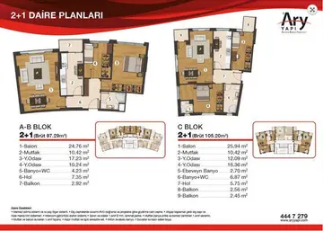2+1 kat planı