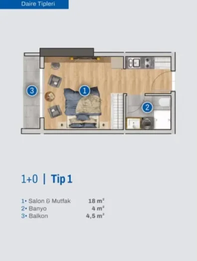 Stüdyo kat planı