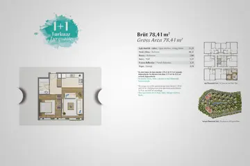 1+1 kat planı